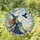 Moonlit Witch and Raven Halloween Decor for Enchanted Gothic Home and Garden Lovers Stained Glass Suncatcher - 1