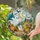 Cute Ghosts and Pumpkins for Halloween Cheer, Cozy Seasonal Home Decor Gift Idea Stained Glass Suncatcher - 2