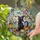 Black Cat Witch Hat Halloween Autumn Window Decor for Cat Lovers and Gothic Homes Stained Glass Suncatcher - 2