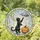 Whimsical Black Cat UFO Pumpkin Crescent Moon Halloween Decor for Cat Lovers Stained Glass Suncatcher - 1