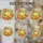 Three Pumpkin Autumn Harvest Scene for Halloween Thanksgiving Seasonal Home Decor Stained Glass Suncatcher - 5