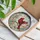 Red Cardinal Bird With Blossoms For Spring New Home Decor Gift For Girlfriend Stained Glass Suncatcher - 4