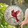 Red Cardinal Bird With Blossoms For Spring New Home Decor Gift For Girlfriend Stained Glass Suncatcher - 2