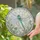Baby Blue Dragonfly Cottage Garden Circle for Mother's Day Celebration Stained Glass Suncatcher - 2