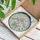 Soft Pink Magnolia Blossoms in Circle for Mother's Day Garden Window Display Stained Glass Suncatcher - 4