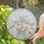 Soft Pink Magnolia Blossoms in Circle for Mother's Day Garden Window Display Stained Glass Suncatcher - 2