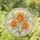 Orange Roses Timeless Bouquet Mother's Day Gift for Flower Enthusiasts and Collectors Stained Glass Suncatcher - 1