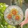 Orange Roses Timeless Bouquet Mother's Day Gift for Flower Enthusiasts and Collectors Stained Glass Suncatcher - 2