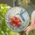 Hummingbird with Red Flower Circular Composition for Mother's Day and Nature Gifts Stained Glass Suncatcher - 2