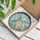 Elegant Hummingbird in Graceful Flight with Delicate Bloom for Serene Home Window Accent Stained Glass Suncatcher - 4