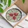 Lush Red Pomegranate Cluster in Stained Glass Style for Home and Garden Window Decor Stained Glass Suncatcher - 4