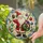 Santa Claus Christmas Decor for Cheerful Holiday Home Styling and Gifting for Boyfriend Stained Glass Suncatcher - 2