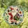 Santa Claus Christmas Decor for Cheerful Holiday Home Styling and Gifting for Boyfriend Stained Glass Suncatcher - 1
