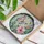 Pink Butterfly and Blush Flowers for Cottage Garden Decor and Nature Lovers at Home Stained Glass Suncatcher - 4