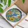 Mountain Bluebird Garden Accent for Housewarming Gifts and Nature-Loving Home Decor Style Stained Glass Suncatcher - 4