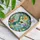 Pink Blue Hummingbird Floral Gift For Mom, Grandma Garden Decor For Bird Lovers Stained Glass Suncatcher - 4