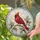 Red Cardinal Bird Nature Symbol for Peaceful Garden and Home Window Display Stained Glass Suncatcher - 2