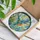 Blue Orange Kingfisher for Sunlit Garden Decor and Thoughtful Gifts for Mom Grandma Stained Glass Suncatcher - 4