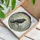 Black Crow on Branch in Pale Stained Glass for Spooky Autumn Wall Decor Stained Glass Suncatcher - 4
