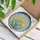Vibrant Yellow Tulips Circular Stained Glass for Mother's Day Home Garden Decor Stained Glass Suncatcher - 4