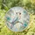 Vibrant Tropical Parrot Stained Glass Circle Design for Bright Window Decor and Dad Gift Stained Glass Suncatcher - 1