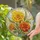 Three Marigold Blooms for Sunny Garden Decor and Thoughtful Gifts for Flower Lovers Stained Glass Suncatcher - 2