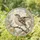Chaffinch Bird in Luminous Circular Leaded Glass Nature Composition for Garden Spaces Stained Glass Suncatcher - 1
