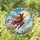 Flying Witch Beneath a Harvest Moon for Halloween Decor and Enchanted Home Accents Stained Glass Suncatcher - 1