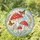 Woodland Mushroom Butterfly Wildflower Circular Art for Cottagecore Fairy Garden Stained Glass Suncatcher - 1