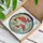 Woodland Mushroom Butterfly Wildflower Circular Art for Cottagecore Fairy Garden Stained Glass Suncatcher - 4