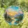 Sunset Pine Forest With Mountain Glow For Romantic Cabin Decor And Nature Lovers Stained Glass Suncatcher - 1