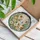 Cute Guinea Pigs with Pastel Flowers in Circular Design for Whimsical Pet Homes Stained Glass Suncatcher - 4