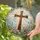 Christian Cross With Meadow Wildflowers For Faith Decor And Prayerful Home Gifting Stained Glass Suncatcher - 2