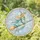 Enchanting Witch on Broomstick Soaring for Magical Halloween Seasonal Decor Stained Glass Suncatcher - 1
