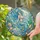 Mermaid Ocean Portrait for Coastal Home Decor, Beach House Styling, and Sea Lovers Stained Glass Suncatcher - 2