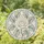 White Rose Floral Circle for Spring Romantic Home Decor Mother's Day Wedding Gift Stained Glass Suncatcher - 1