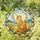 Orange Cat Meadow Memorial Gift for Cat Moms, Nature Lovers, and Loving Families at Home Stained Glass Suncatcher - 1