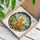 Orange Cat Meadow Memorial Gift for Cat Moms, Nature Lovers, and Loving Families at Home Stained Glass Suncatcher - 4