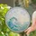 Golden Sunrise Over Rolling Ocean Waves Enhancing Serene Coastal Beach House Decor Stained Glass Suncatcher - 2