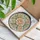 Peony Flower Circle for Mom Gifts and Mothering Sunday Botanical Decor Stained Glass Suncatcher - 4