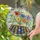 Floral Bookshelf Circle for Reading Nooks and Teacher Gifts for Teachers and Librarians Stained Glass Suncatcher - 2