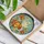 Ghost Pumpkin Halloween Decor With Autumn Leaves For Cozy Seasonal Home Styling Lovers Stained Glass Suncatcher - 4