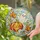 Ghost Pumpkin Halloween Decor With Autumn Leaves For Cozy Seasonal Home Styling Lovers Stained Glass Suncatcher - 2
