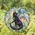 Black Cat With Colorful Bat Wings For Halloween Decor And Whimsical Witchy Home Style Stained Glass Suncatcher - 1