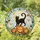 Ghost Cat and Jack-O'-Lantern Halloween Decor for Autumn Gift Giving, Spooky Home Stained Glass Suncatcher - 1