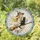 Whimsical Witch and Black Cat on Flying Broomstick for Halloween Fall Decor Stained Glass Suncatcher - 1