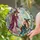 Two Best Friend Witches Under a Harvest Moon for Halloween Party Window Home Decor Stained Glass Suncatcher - 2