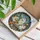 Ghost Tea Party with Pumpkins for Halloween Home Decor and Cozy Autumn Gatherings Stained Glass Suncatcher - 4