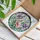 Pastel Wildflower Trio for Cottage Garden Decor and Nature Loving Homeowners at Heart Stained Glass Suncatcher - 4