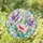 Pastel Wildflower Trio for Cottage Garden Decor and Nature Loving Homeowners at Heart Stained Glass Suncatcher - 1